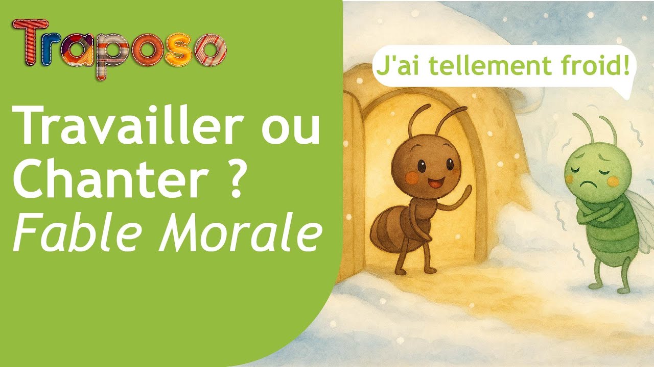 La Cigale et la Fourmi | Histoire Courte avec Morale pour Enfants | Fable d’Ésope