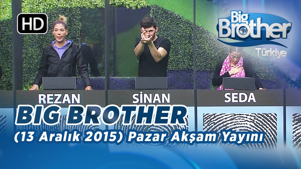 Big Brother T&uuml;rkiye | 20. B&ouml;l&uuml;m | 13 Aralık 2015 | Pazar | Akşam Yayını