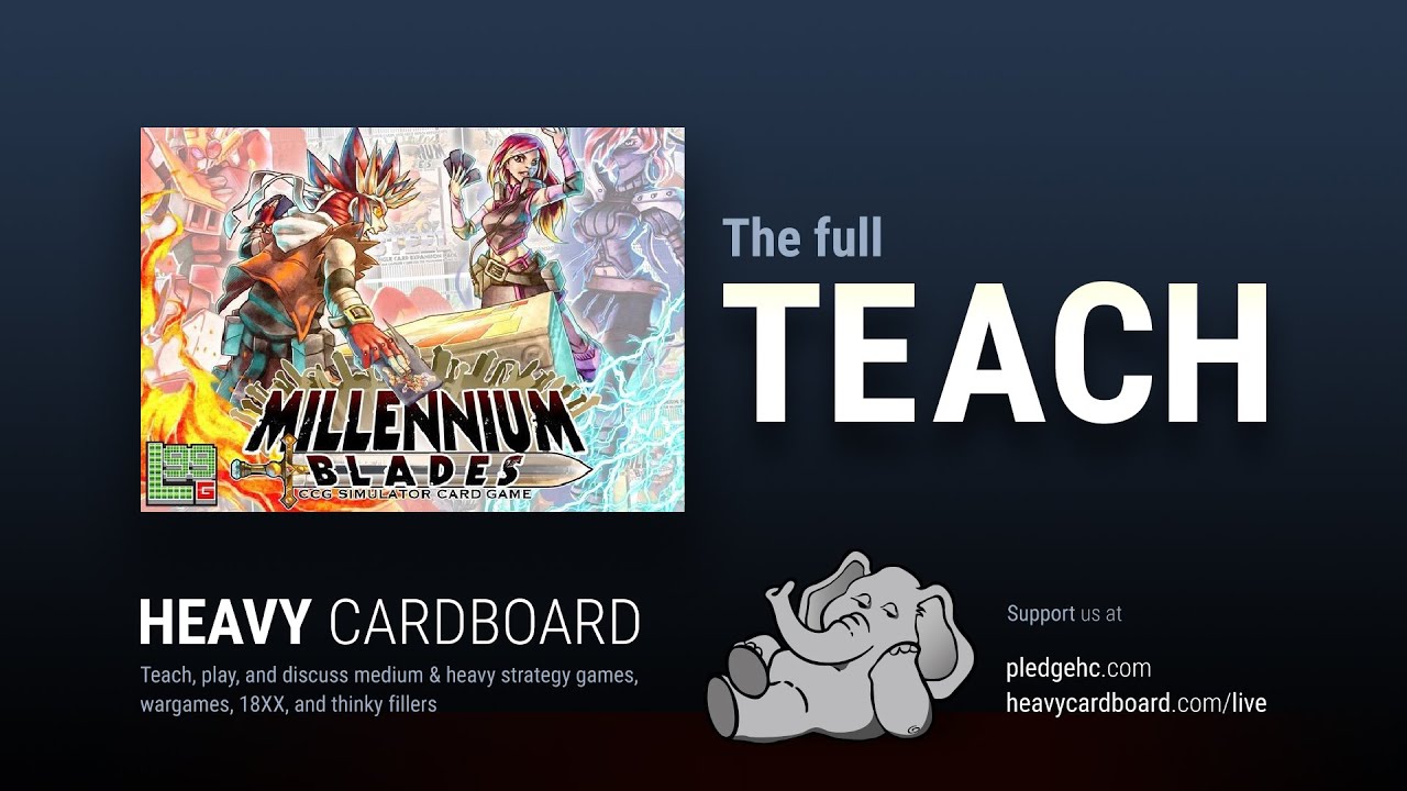 How to Play only - Millennium Blades How to Play by Heavy Cardboard