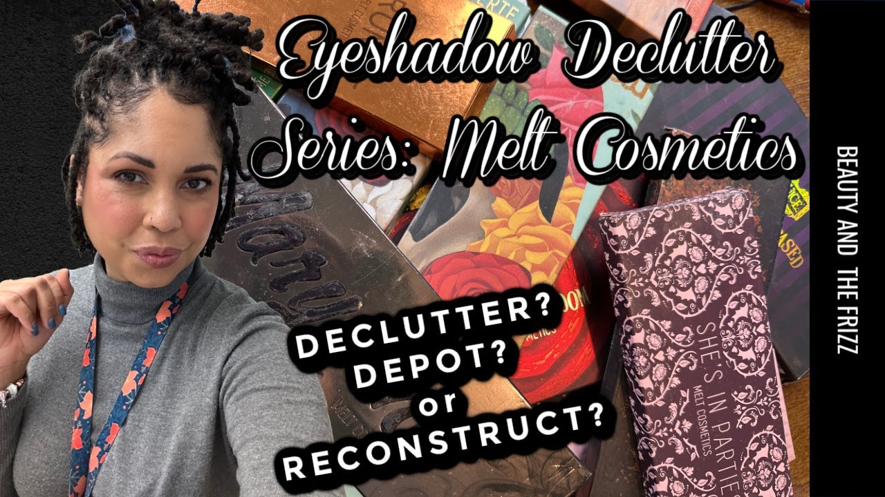 MELT COSMETICS Eyeshadow Collection! Declutter, Depot or Reconstruct?