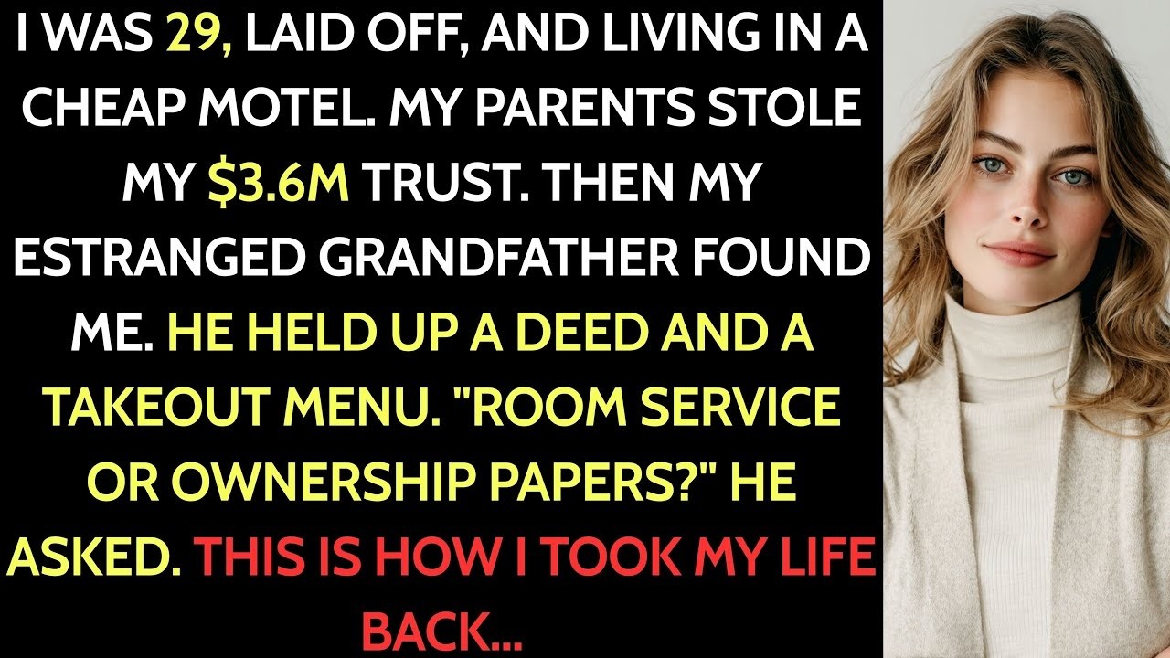 My Rich Grandpa Showed Up At My Motel—He Asked, “Room Service Or Ownership Papers ” Then He…