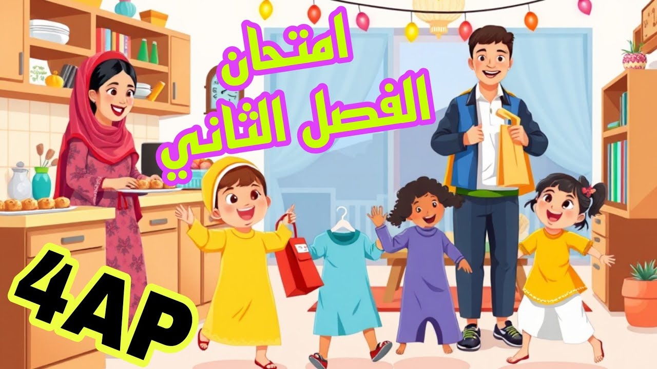 حل امتحان الفصل الثاني فرنسية سنة رابعة ابتدائي composition 2 français 4AP trimestre 2