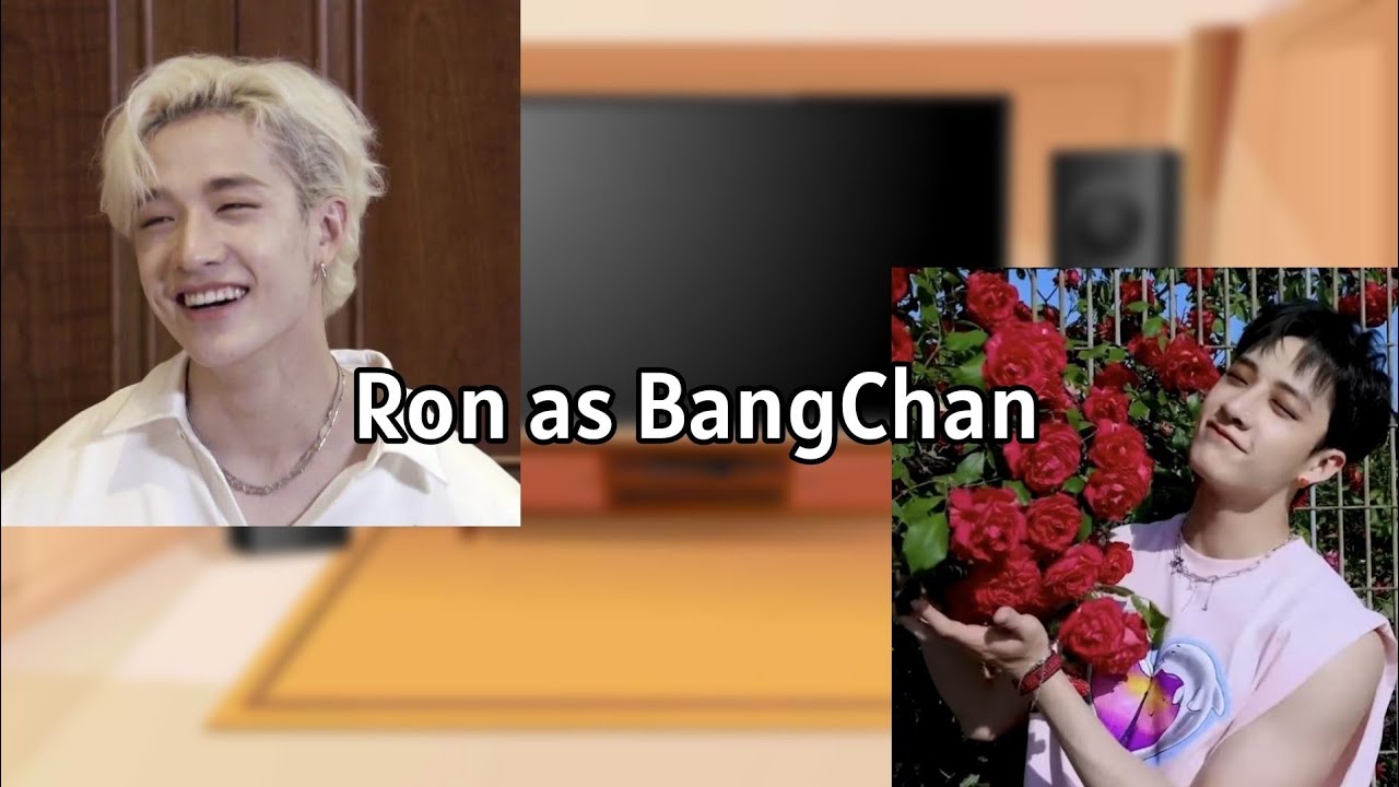 Characters Harry Potter react to Ron as BangChan (AU DESCRIPTION)