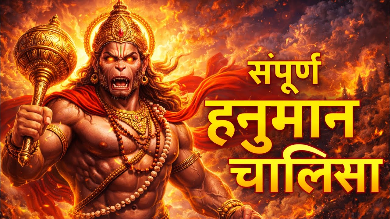 संपूर्ण हनुमान चालीसा पाठ | बजरंग बली की कृपा | Hanuman Chalisa | Ashish Jii Maharaj 