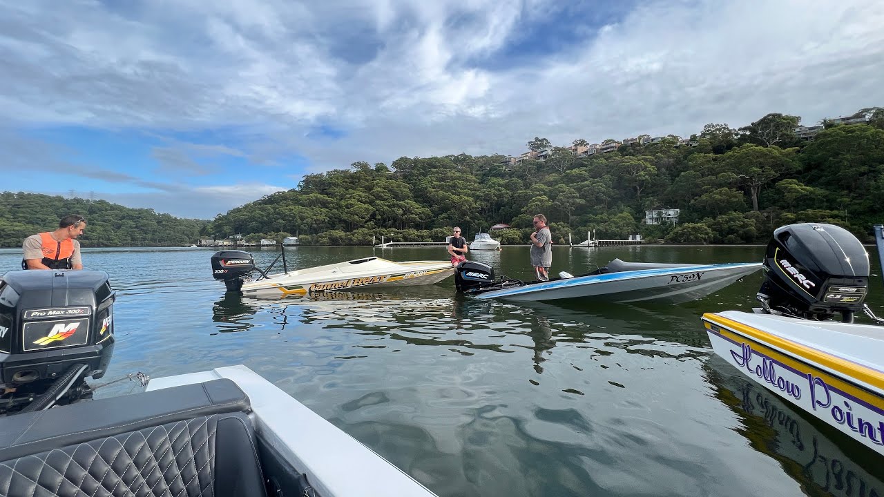 March 2023 George&rsquo;s River Run ! Ft Onboard 100+ MPH 15&rsquo; Bullet! Sea Call Marine Fast Boats Australia