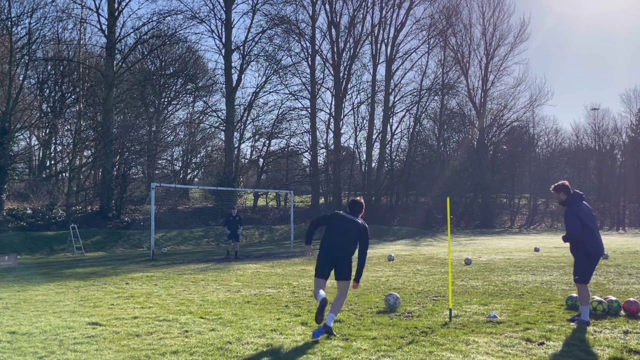 Widnes FC attacker in for some finishing work 🔥⚽️