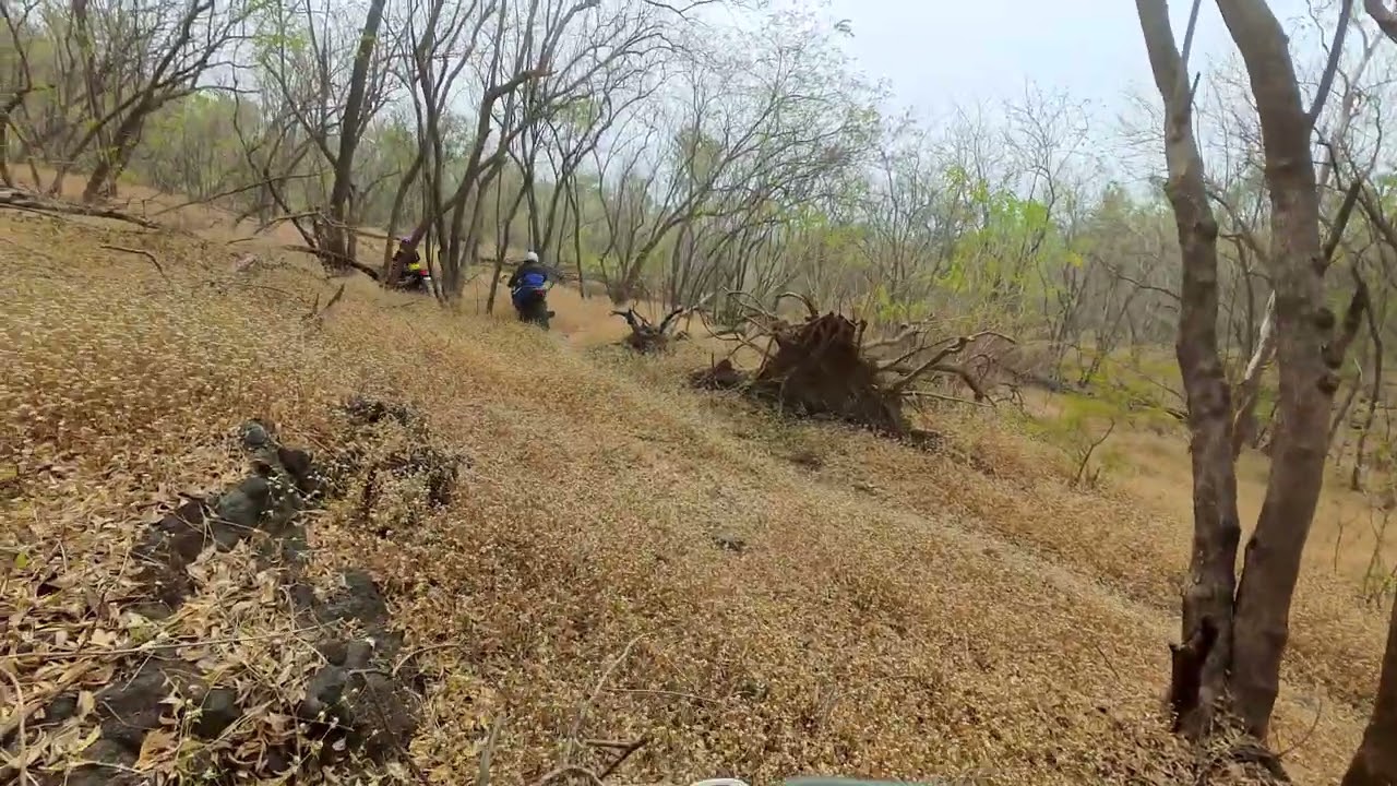 Nagin Trail - coming down the hill section Pune off roading by @MotorcycleTrails  | Nikhil Sood