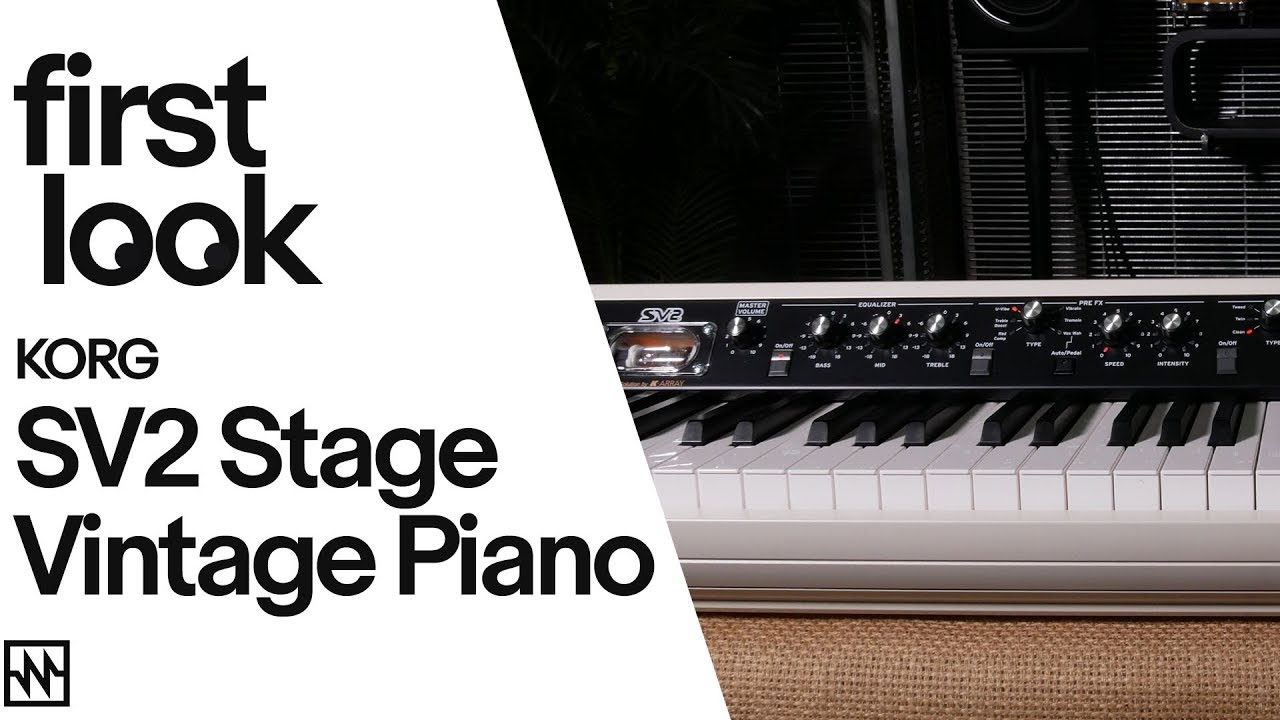 First Look: KORG SV-2 Stage Vintage Piano