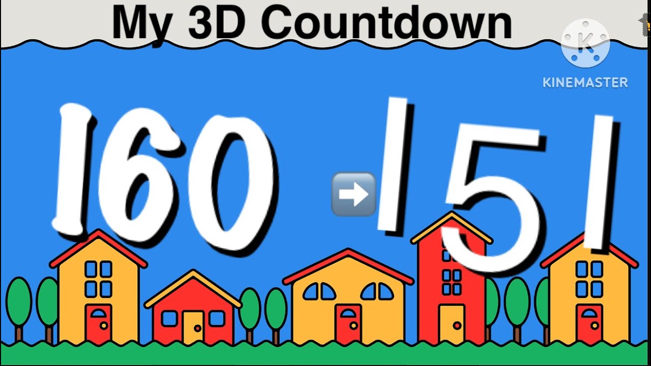 My 3D Countdown 160-151