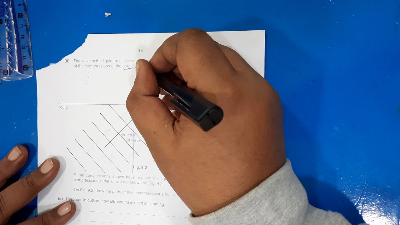 Drawing wavefronts after refraction, Waves, 19 Nov 2020, O-2 Class Lecture.
