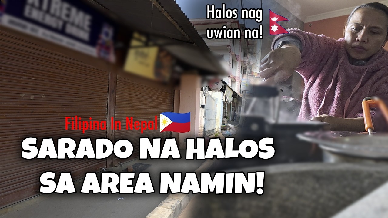 Sarado na halos nag uwian na sila at limit na din ang mga bukas na mga shops dito!|Filipina In Nepal