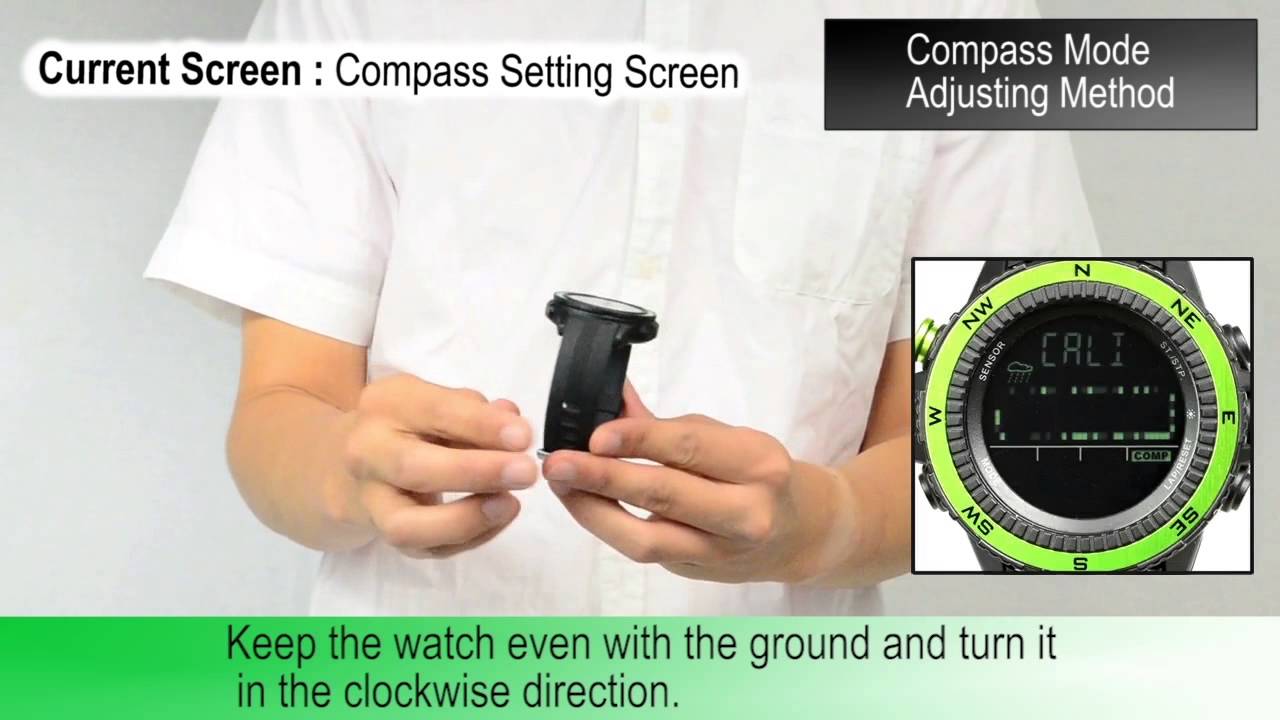 Compass Mode Adjusting Method | SENSOR MASTER