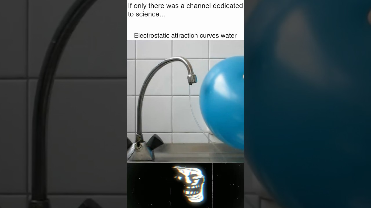 How a Balloon Makes Water Bend