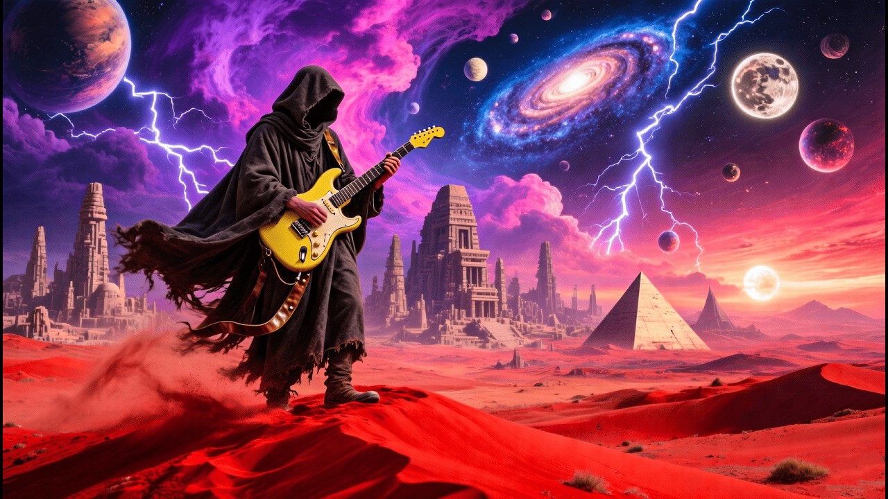 Psychedelic Desert Blues | Slow Trance Guitar Music