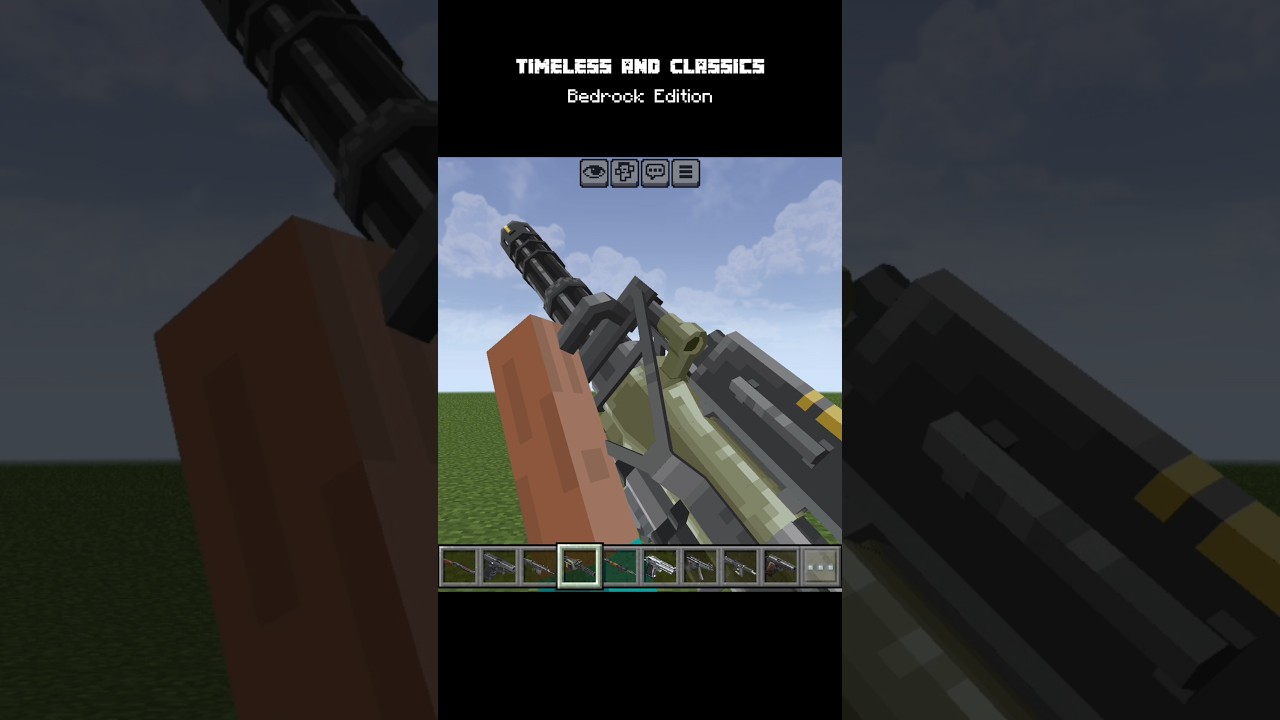 Best gun mod for Minecraft Bedrock