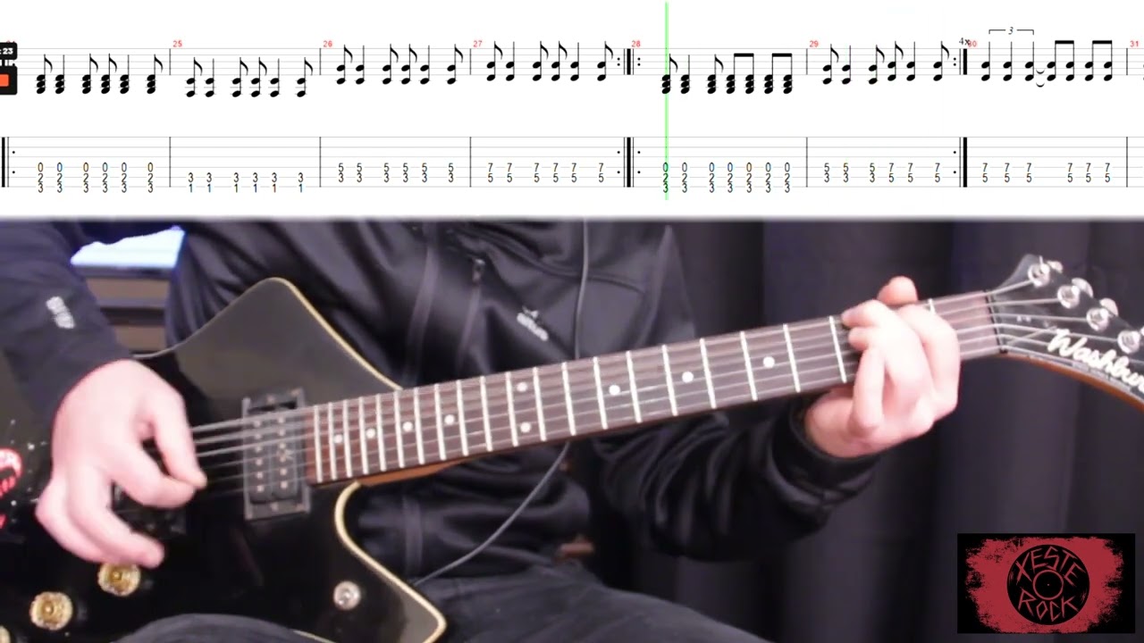 RIP - Condenado TAB / TABLATURA (guitar cover guitarra) PUNK TUTORIAL