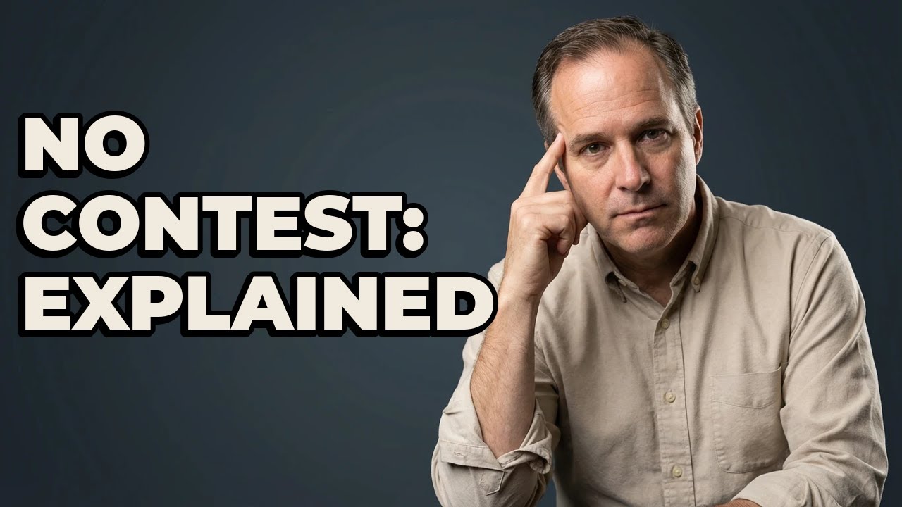 What Does Pleading No Contest Mean for Traffic?