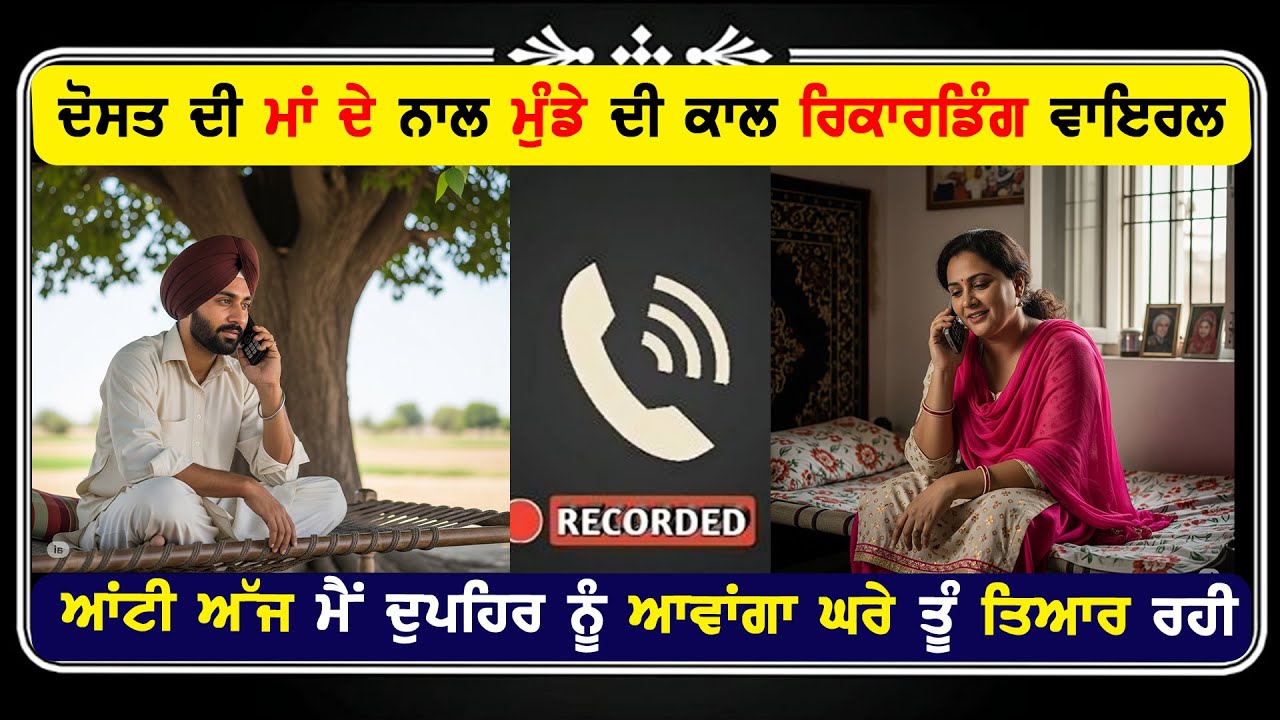 ਦੋਸਤ ਦੀ ਮਾਂ ਦੇ ਨਾਲ ਮੁੰਡੇ ਦੀ ਕਾਲ ਰਿਕਾਰਡਿੰਗ ਵਾਇਰਲ !