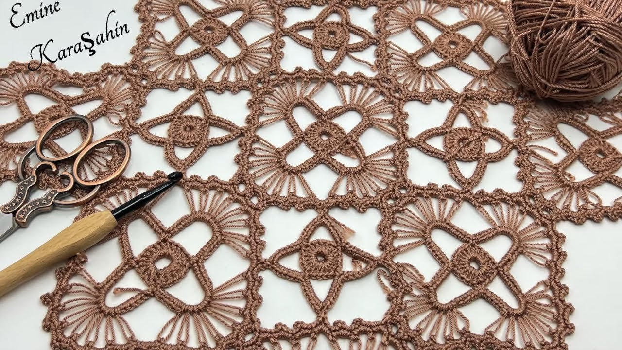 The newest summer trend crochet models (close-up-detailed explanation)