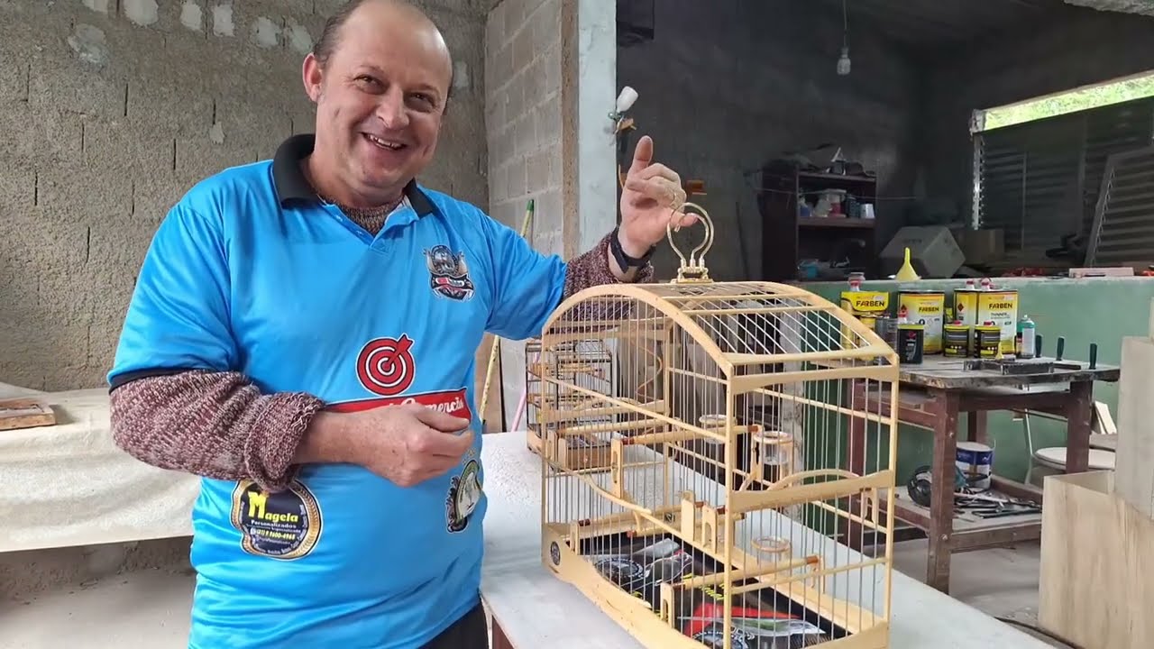 GAIOLA PADRÃO TORNEIO DE TRINCA FERRO NO INOX - VALE APENA ASSISTIR ATÉ O FINAL!!