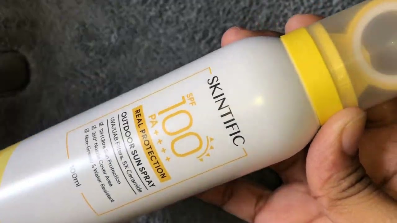 SKINTIFIC Outdoor Sun Spray (100ml) | Sunscreen Spray | SPF 100