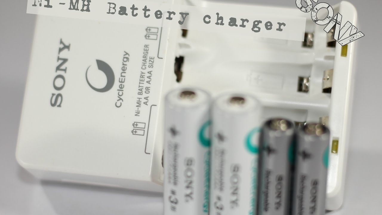 Sony Cycle Energy NIMH AA/AAA Battery Charger BCG-34HHN