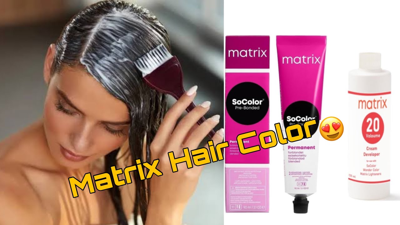 Matrix Hair Colour Full review & Demo In Hindi || 4M-4.5 || Chocolate Medium Brown || Beauty Hut