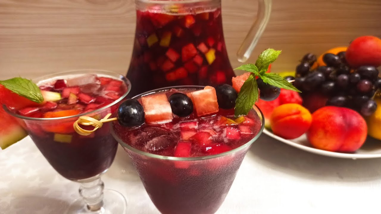Sangria- rețetă autentică cu vin roșu