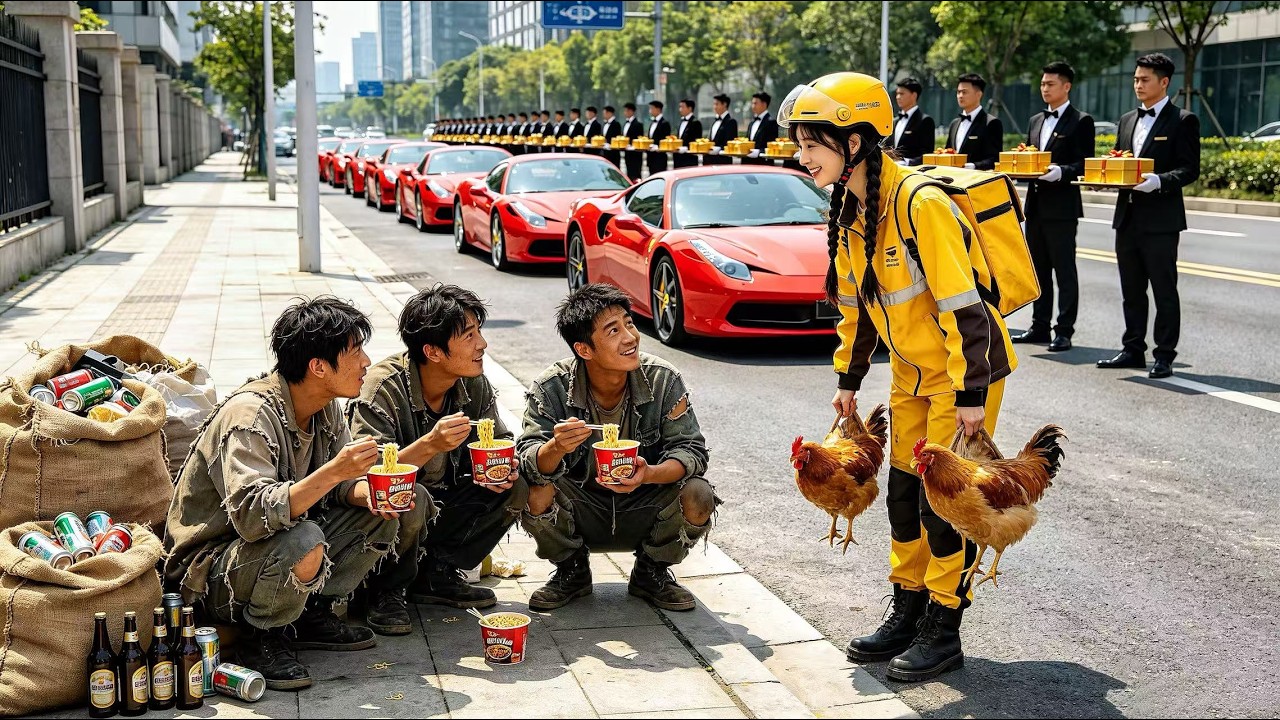 A Delivery Girl Bought Noodles for 3 Beggars with Her Last Money&mdash;Their True Identity Shocked Her!