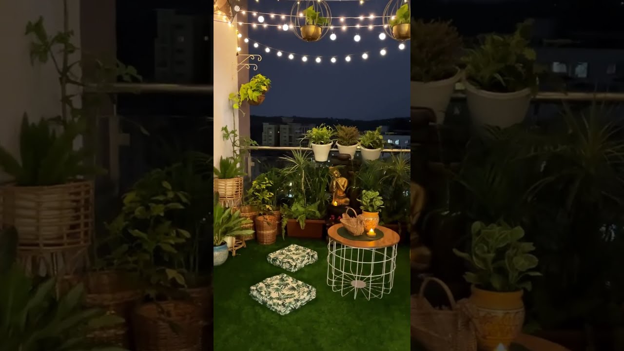 👌👌Balcony Decorating , balcony makeover #shorts