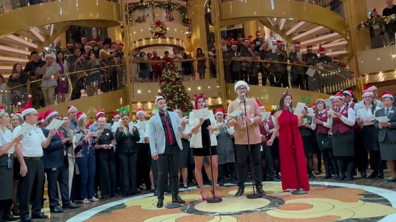 Christmas Carols on Discovery Princess