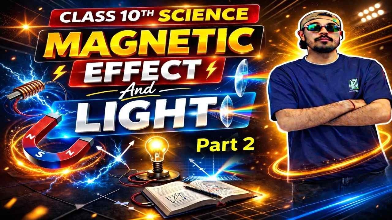 Class 10 Science Marathon Day 12 | Magnetic Effects of Electric Current + Light Reflection & Refract