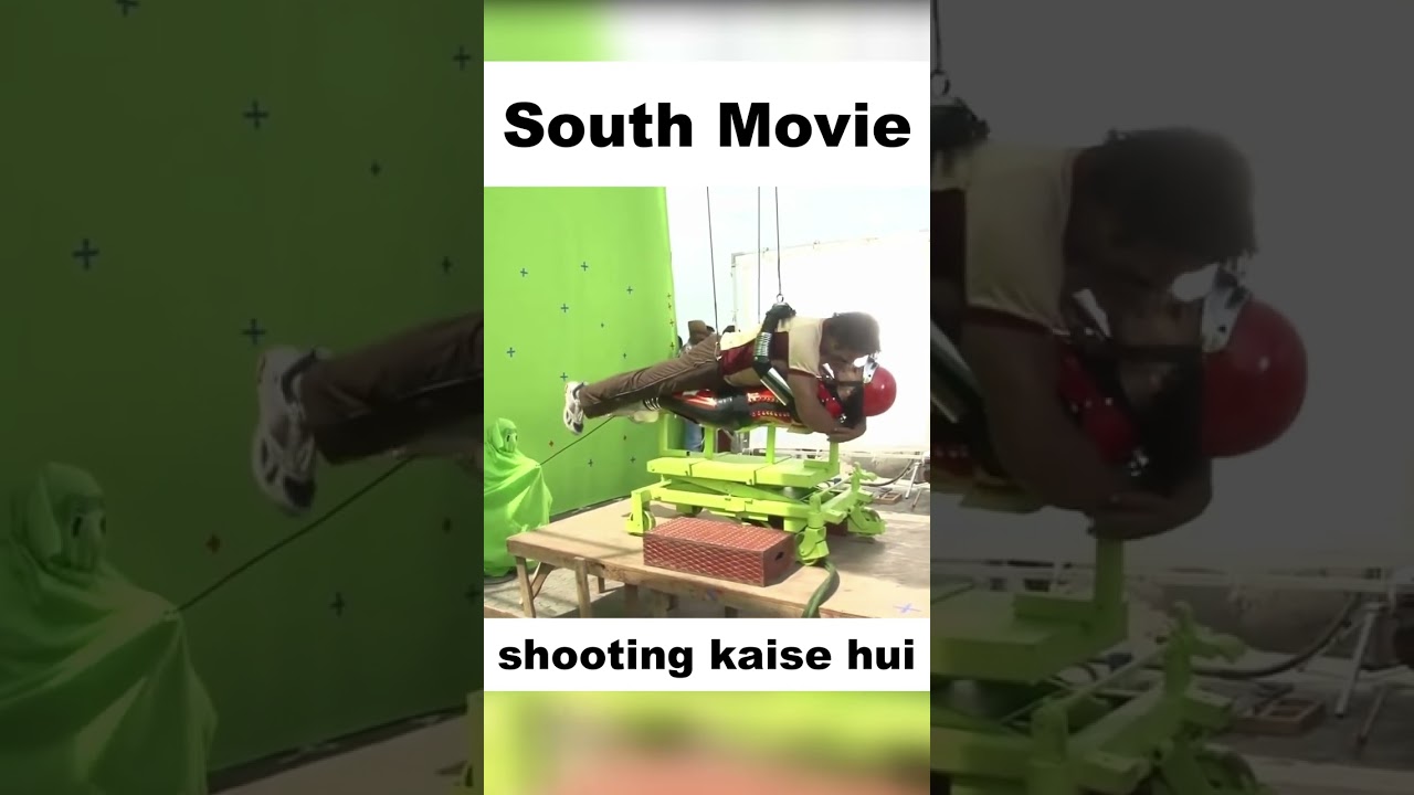 South movies ki shooting kaise hoti hai #shorts #shooting #behindthescenes