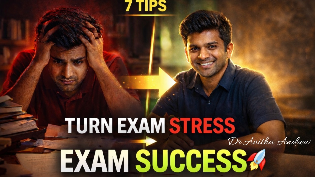 Exam stress നെ വിജയമാക്കി മാറ്റാം/ 7 Tips from Neuroscience &Psychology/Turn stress to Exam Success