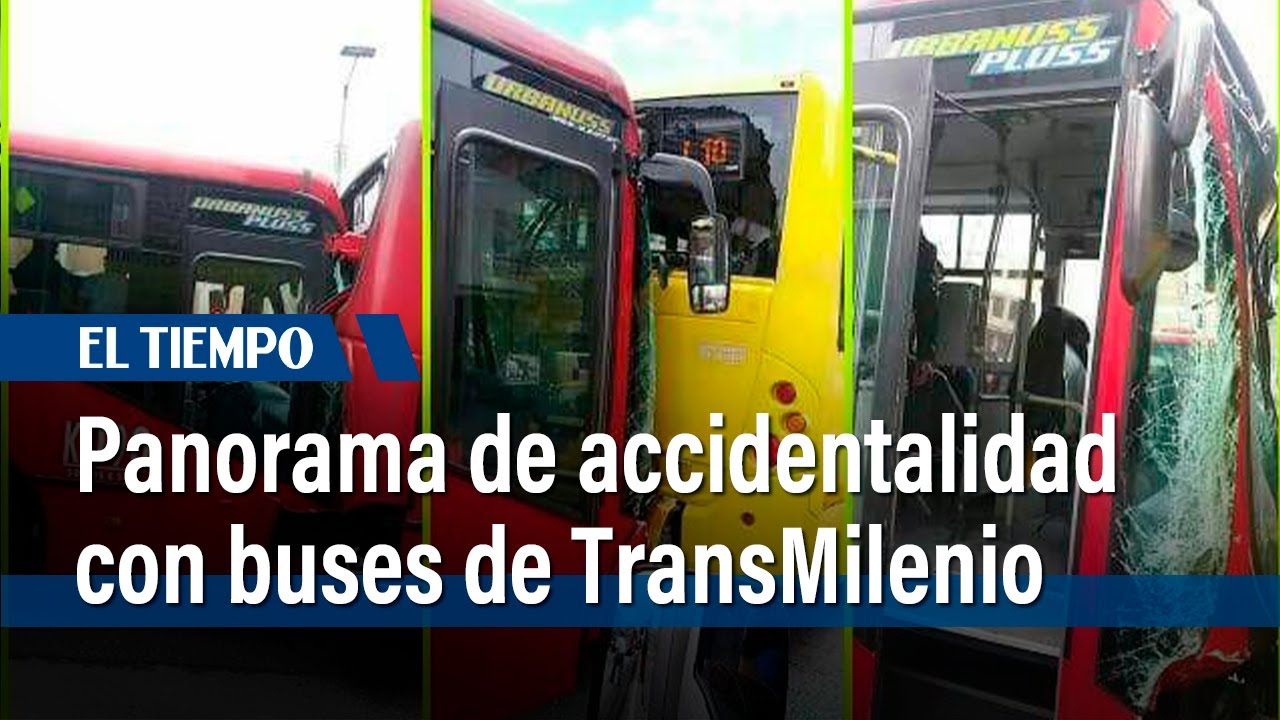 Cada 41 horas se reporta un accidente grave asociado a los buses de TransMilenio | El Tiempo