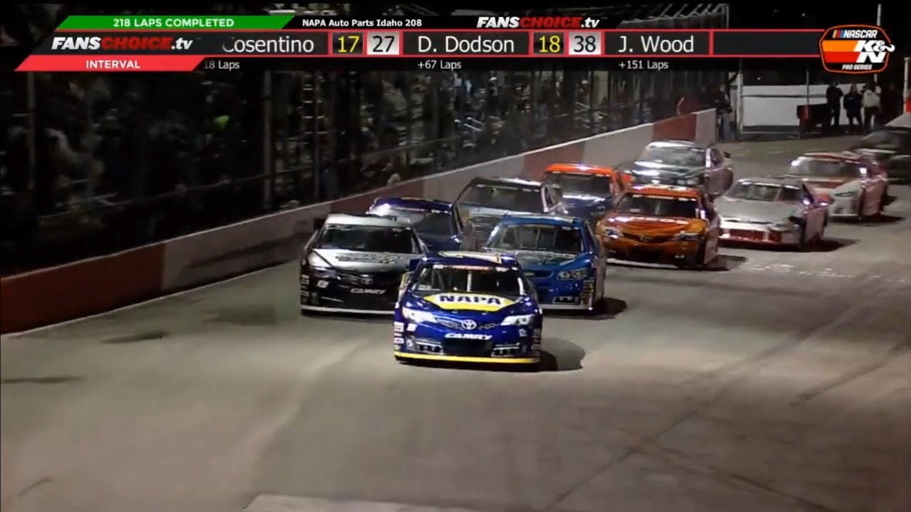 NASCAR K&N Pro Series West 2019. Meridian Speedway. Last Laps