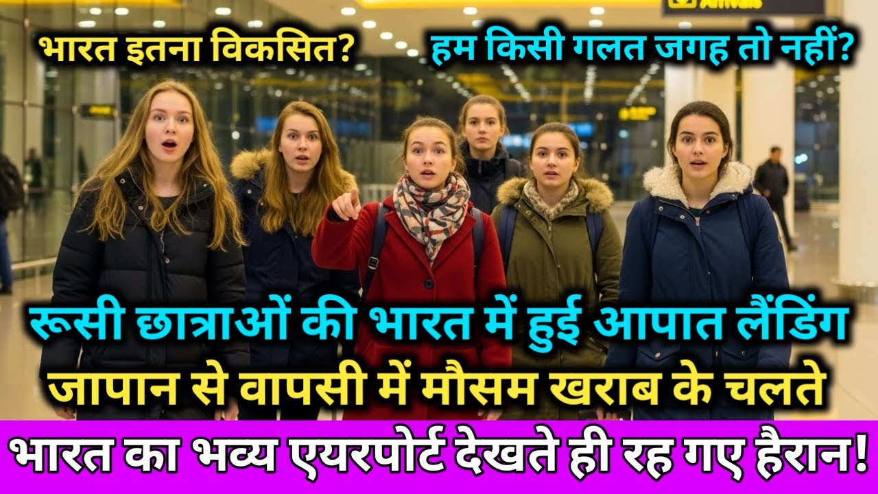 रूसी छात्राओं की भारत में आपातकालीन लैंडिंग! नए भारत को देखकर रह गए दंग! सभी भारतीय हुए गौरवान्वित