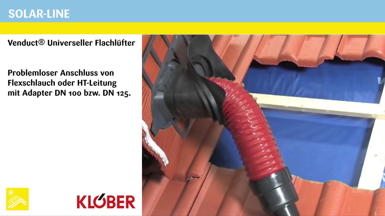 Venduct® Universeller Flachlüfter