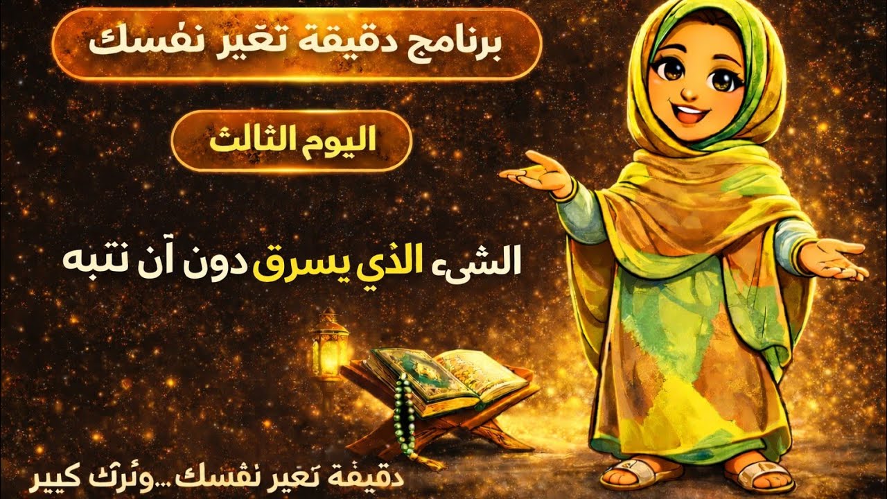 اليوم الثالث: الشيء الذي يسرق رمضان دون أن ننتبه