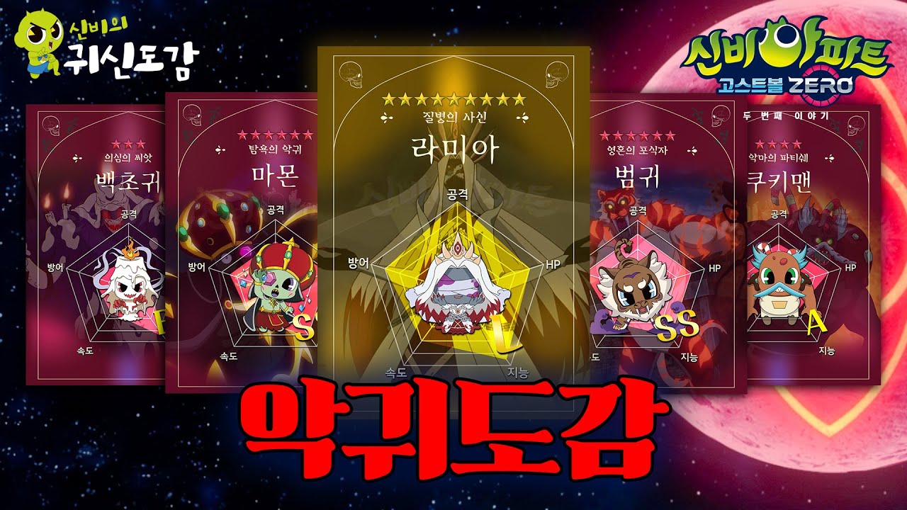 악귀의 모든 것! 악귀도감 BEST 6 💥ㅣ👁 신비아파트 고스트볼 ZERO: 두 번째 이야기 👁ㅣ신비아파트 공식 채널