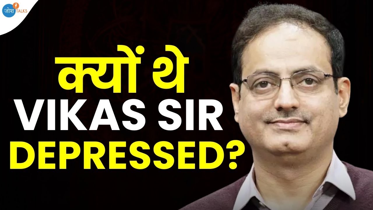 Depression को लेकर Vikas Sir का जवाब | Vikas Divyakirti | How to overcome stress | Josh Talks Hindi