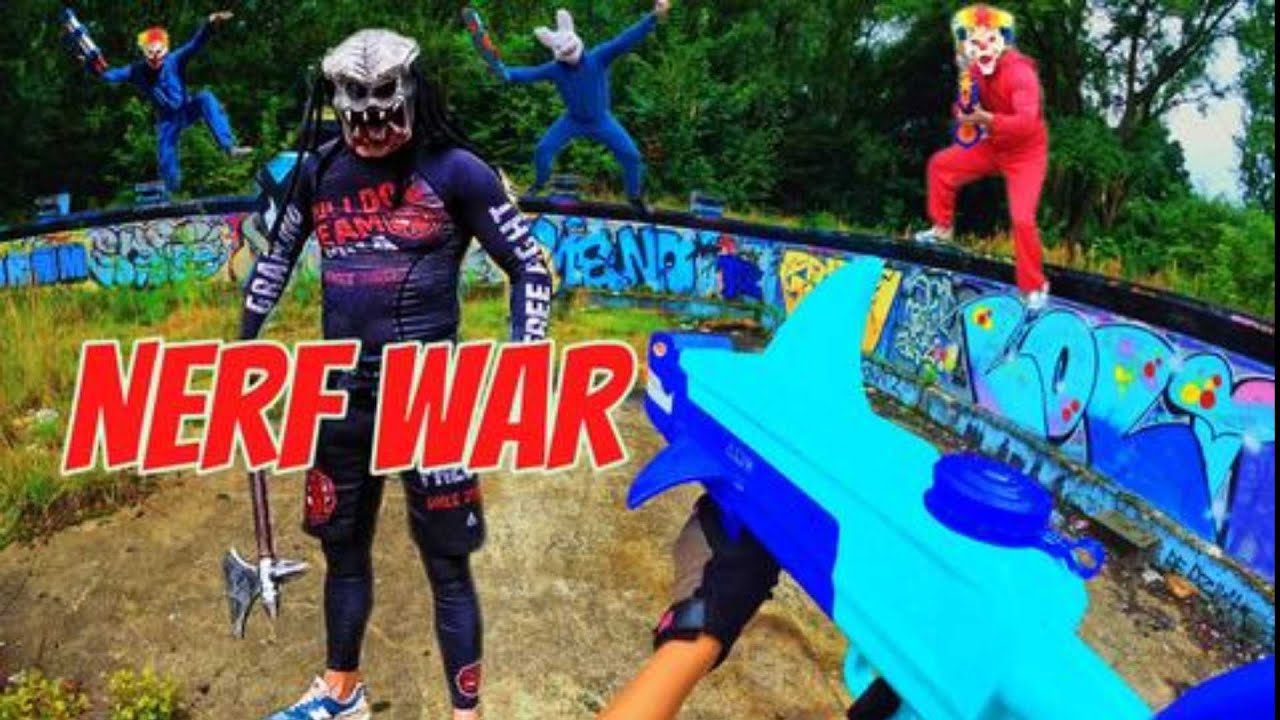 Nerf War (Nerf First Person Shooter)  Predator Battle 3