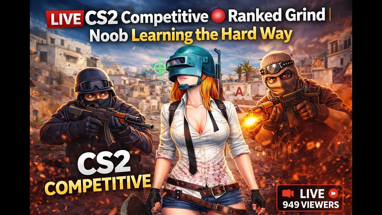 Quickie CS2 LIVE 🔥 Rank Grind & Clutch Plays | Road to 1K Subs (Portrait)