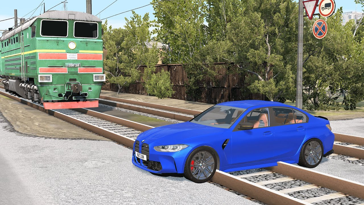 Cars vs Rails #12 &ndash; BeamNG.Drive