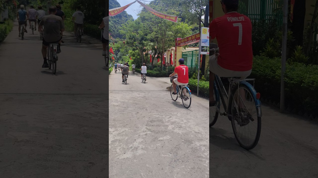 Cycle tour, ninh bihn #vietnam #cycletour
