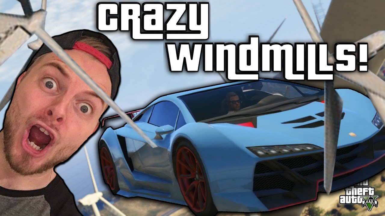 SquiddyPlays - ГОНКИ GTA V! - БЕЗУМНЫЕ ГОНКИ НА МЕЛЬНИЦАХ!