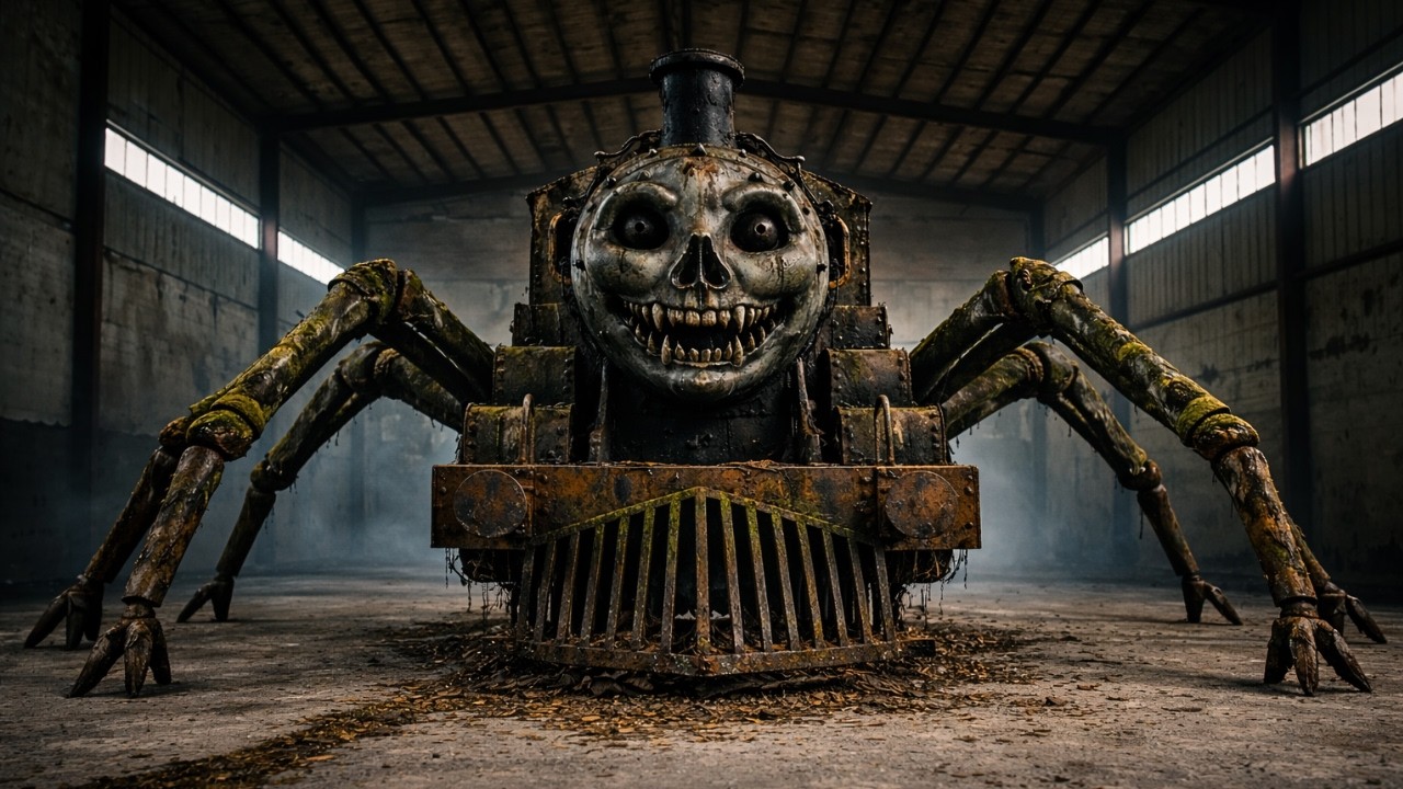 ASMR Car Restoration | Full Rebuild of the Cursed Choo-Choo Charles Train in the Forest