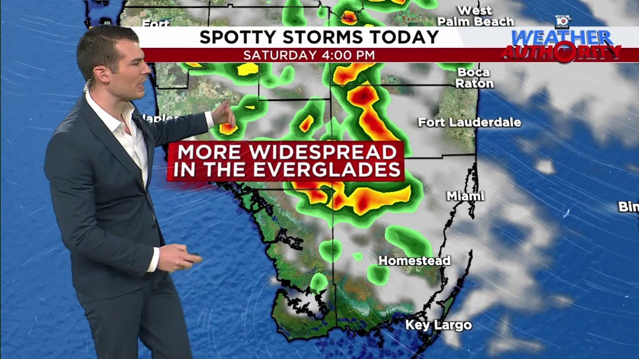 Scattered weekend thunderstorms possible again across South Florida