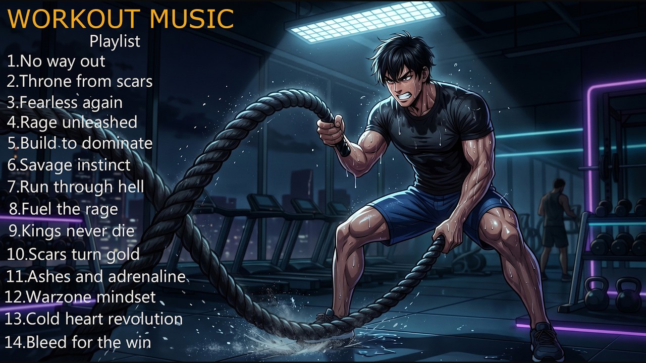 🔥 AGGRESSIVE RAP ROCK WORKOUT MUSIC 🔥
