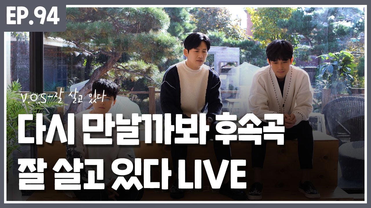다시 만날까 봐 후속곡 'VOS - 잘 살고 있다' Live